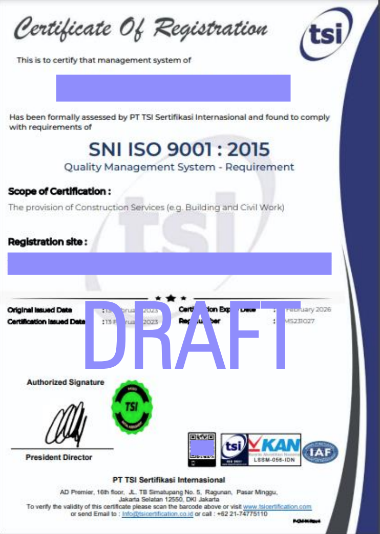 PT BMU Jasa Sertifikasi ISO 1