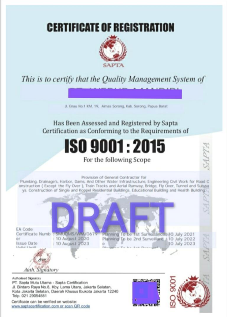 PT BMU Jasa Sertifikasi ISO 4